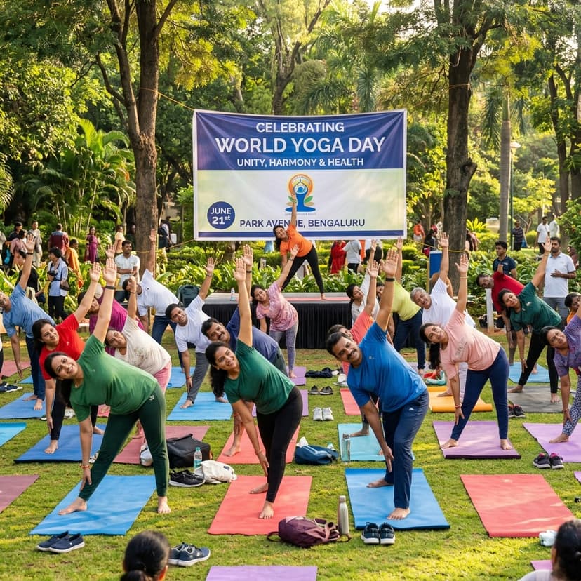 World Yoga Day event